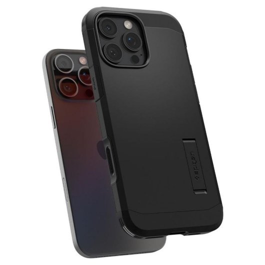 Capa Spigen Tough Armor T MagFit PC/TPU cinzenta MagSafe para iPhone 17 Pro