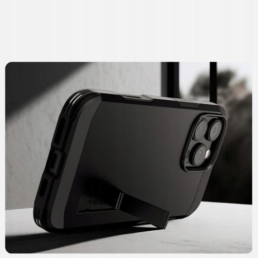 Capa Spigen Tough Armor T MagFit PC/TPU cinzenta MagSafe para iPhone 17 Pro