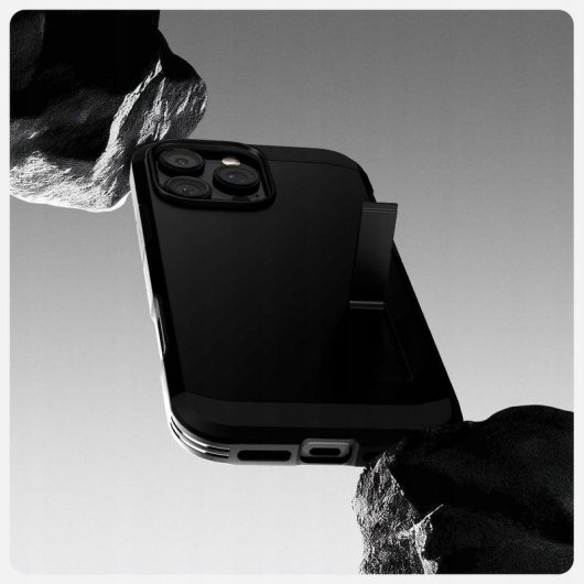 Capa Spigen Tough Armor T MagFit PC/TPU cinzenta MagSafe para iPhone 17 Pro