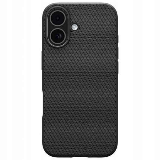 Capa Spigen Liquid Air em TPU preta antichoque para iPhone 17