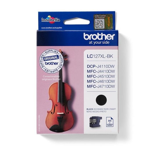Cartucho de tinta Brother LC127XLBK Alto rendimento