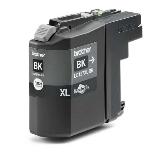 Cartucho de tinta Brother LC127XLBK Alto rendimento