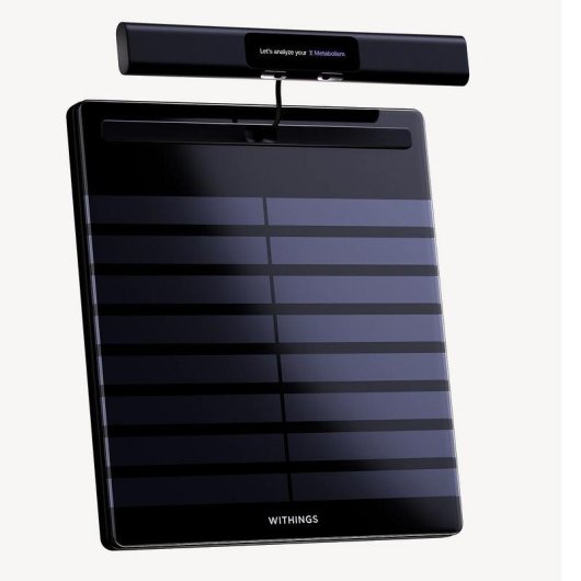 Balança inteligente Withings BodyScan 2 200 kg ECG 6 derivações 60 biomarcadores