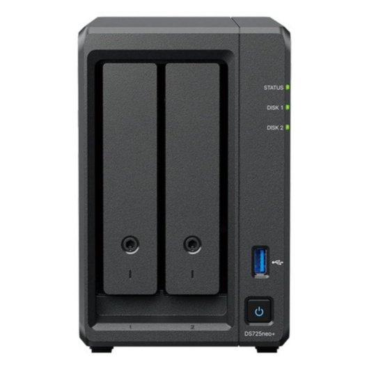 NAS Synology DS725NEO+ 2 vani Ryzen R1600 4 GB 2,5 GbE senza dischi