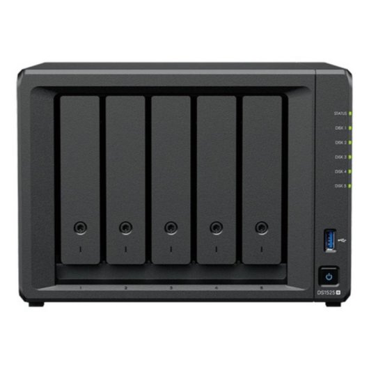 Synology DiskStation DS1525neo+ NAS 5 Einschübe 4 GB 2,5 GbE ohne Festplatten