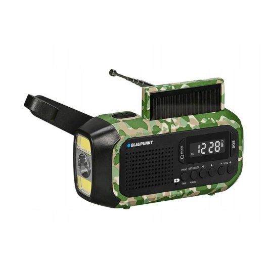 Radio portatile Blaupunkt ER20GC AM/FM con torcia LED 2000 mAh