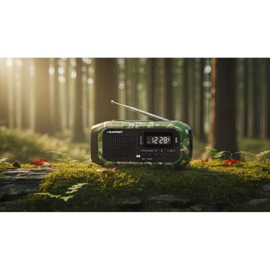 Radio portatile Blaupunkt ER20GC AM/FM con torcia LED 2000 mAh