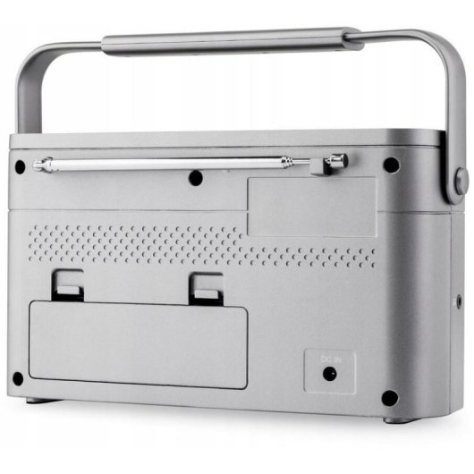Radio portatile JVC RA-E315G Bluetooth FM 2 W Grigio