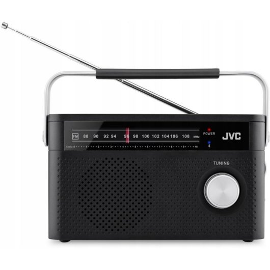 Radio portatil JVC RA-E315B FM Bluetooth 5 W Preto