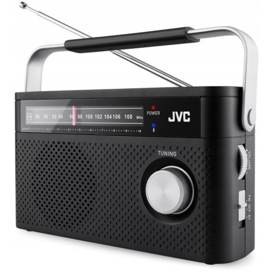 Radio portatil JVC RA-E315B FM Bluetooth 5 W Preto
