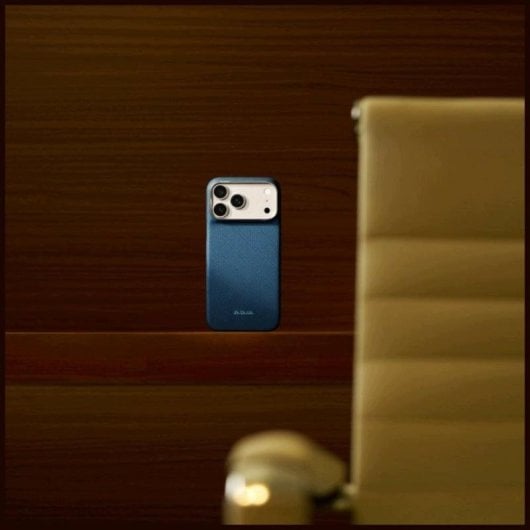 Funda para móvil Pitaka Edge Case Argyle azul MagSafe para iPhone 17 Pro y iPhone 18 Pro