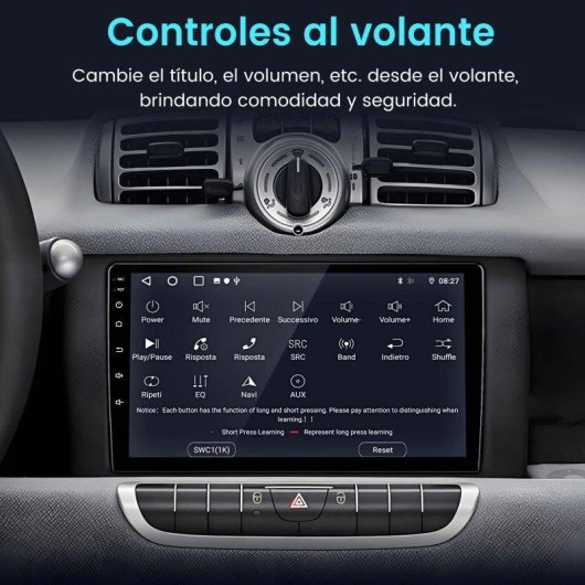 Autoradio 9'' JUNSUN Android CarPlay Fortwo 451