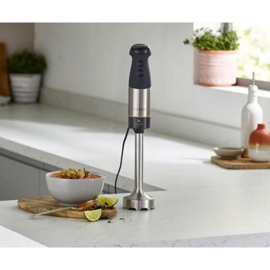 Batidora de mano Kenwood Triblade XL+ 1000 W gris con vaso y batidor