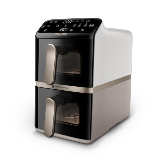Air Fryer Philips Serie 4000 Dupla Cesta 10 L 2750 W Revestimento Ceramico
