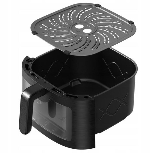 Heissluftfritteuse WEBBER AF938TFT Sichtfenster 8 L 1800 W mit Touch-Bedienung
