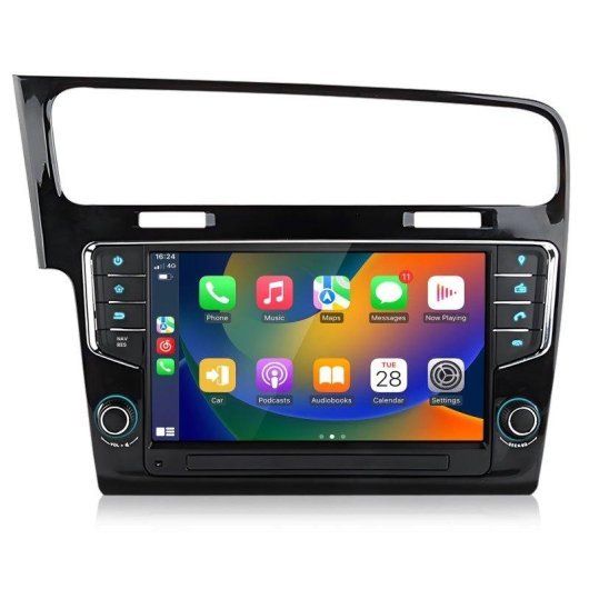 Autoradio JUNSUN 9" Android 15 CarPlay GPS DAB+ VW Golf 7