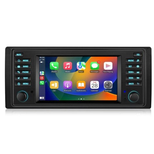 Autoradio JUNSUN Android 15 2+64GB CarPlay DAB+ WiFi BMW X5 E53