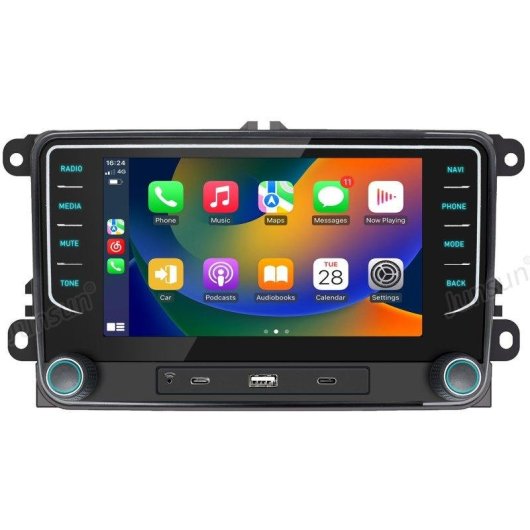 Autoradio JUNSUN Android 15 2+64 GB 7 pollici per VW