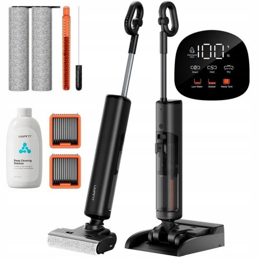 Aspirateur laveur sans fil UWANT D600 280 W 50 min noir