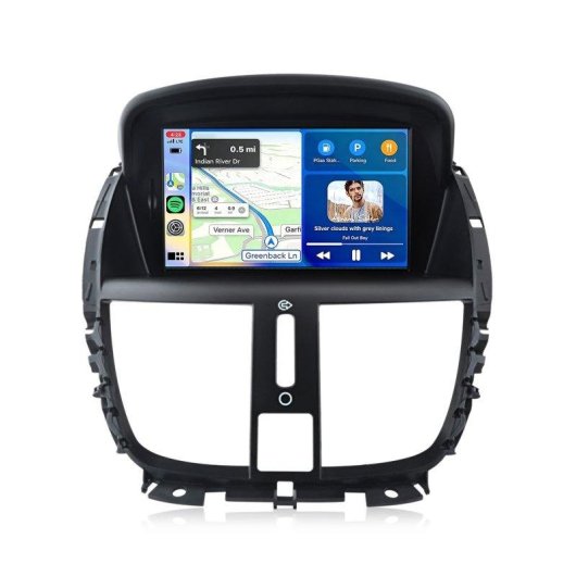 Autoradio Peugeot 207 CC Carplay Android 15 2+64GB