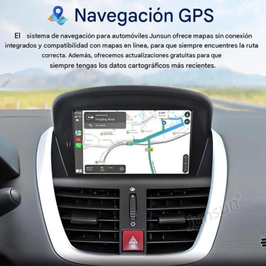 Autoradio Peugeot 207 CC Carplay Android 15 2+64GB