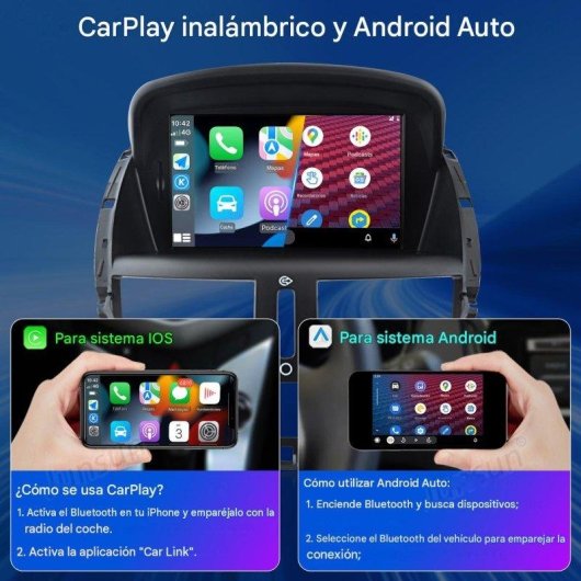 Autoradio Peugeot 207 CC Carplay Android 15 2+64GB