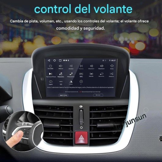 Autoradio Peugeot 207 CC Carplay Android 15 2+64GB