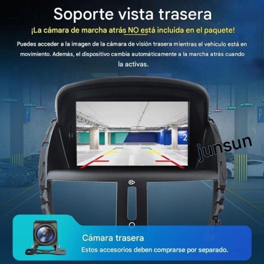 Autoradio Peugeot 207 CC Carplay Android 15 2+64GB