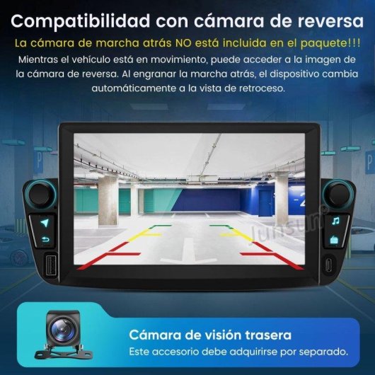 Pantalla JUNSUN 7" Android 15 2 GB/64 GB CarPlay Peugeot 107 Citroën C1 Toyota Aygo