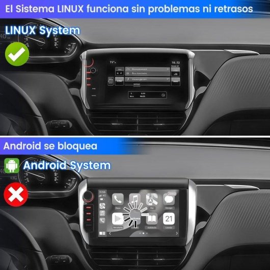 Autoradio 2DIN JUNSUN 8'' CarPlay Android Auto Peugeot