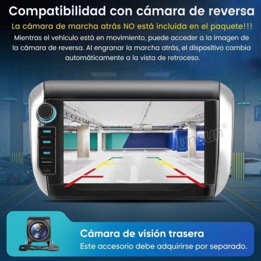 Autoradio 2DIN JUNSUN 8'' CarPlay Android Auto Peugeot