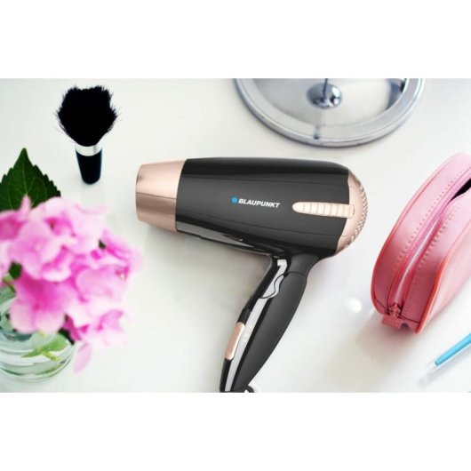 Secador de Pelo Plegable Blaupunkt HDD301BK 1200W 3 Temperaturas 2 Velocidades Negro
