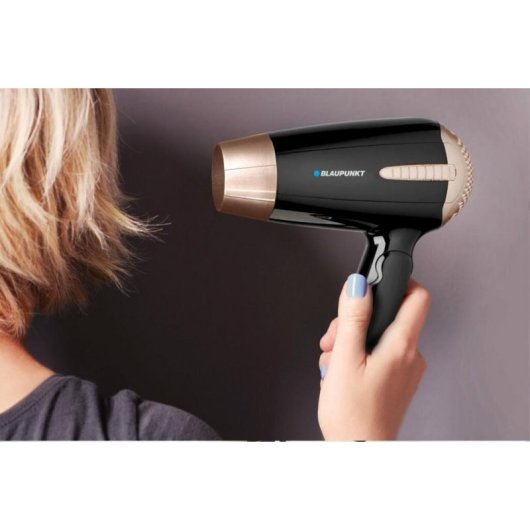 Secador de Pelo Plegable Blaupunkt HDD301BK 1200W 3 Temperaturas 2 Velocidades Negro