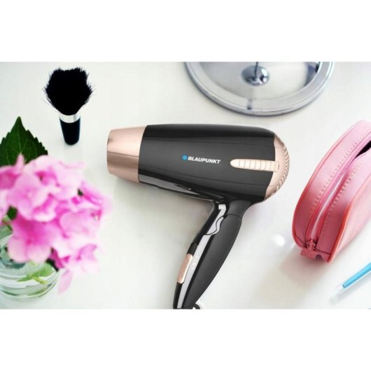 Secador de Pelo Plegable Blaupunkt HDD301BK 1200W 3 Temperaturas 2 Velocidades Negro