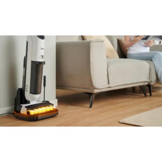 Aspirador fregona sin cable Midea MVC-X10 220W 35 min 0,7 l negro