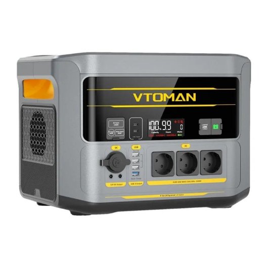 Stazione di energia VTOMAN FlashSpeed2400 1408Wh 12 porte LiFePO4 UPS
