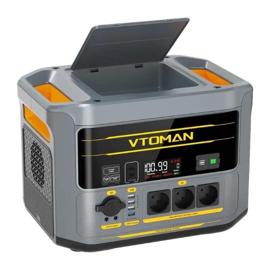 Stazione di energia VTOMAN FlashSpeed2400 1408Wh 12 porte LiFePO4 UPS