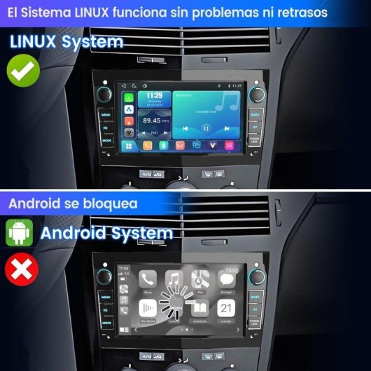 Autorradio JUNSUN 7" CarPlay Android Auto 2 DIN Bluetooth Opel Zafira B y Corsa C/D