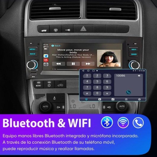 Autoradio JUNSUN Fiat Grande Punto 6 Zoll Android 15 2+64 GB