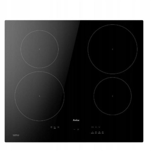 Placa de inducción Amica PIH6540PHTULN 3.0 59,2 cm 4 zonas 3,7 kW negra