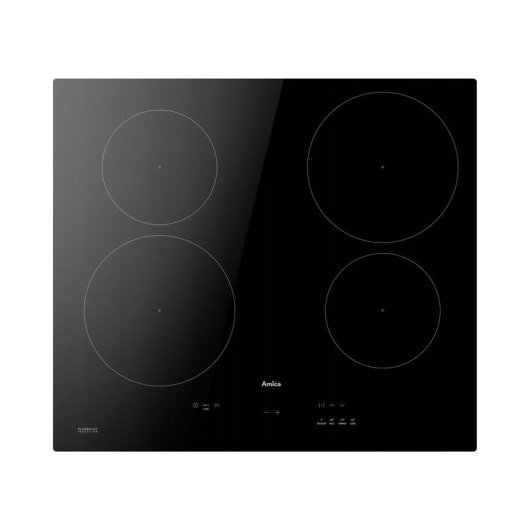 Placa de inducción Amica PIH6540PHTULN 3.0 59,2 cm 4 zonas 3,7 kW negra