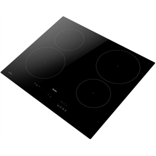 Placa de inducción Amica PIH6540PHTULN 3.0 59,2 cm 4 zonas 3,7 kW negra