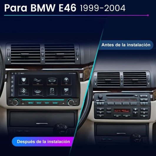 Autoradio JUNSUN Schermo 10.26in Carplay Android15 BMW E46