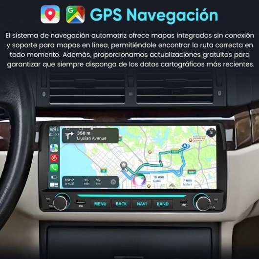 Autoradio JUNSUN Schermo 10.26in Carplay Android15 BMW E46