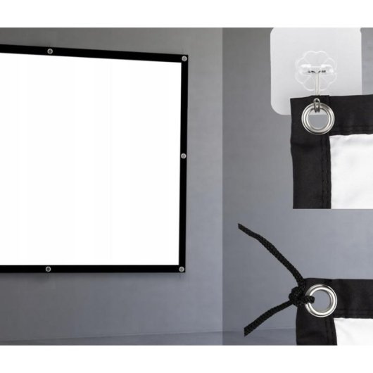 Pantalla de proyección Maclean MC-169 120" 240 x 180 cm 4:3 pared y techo