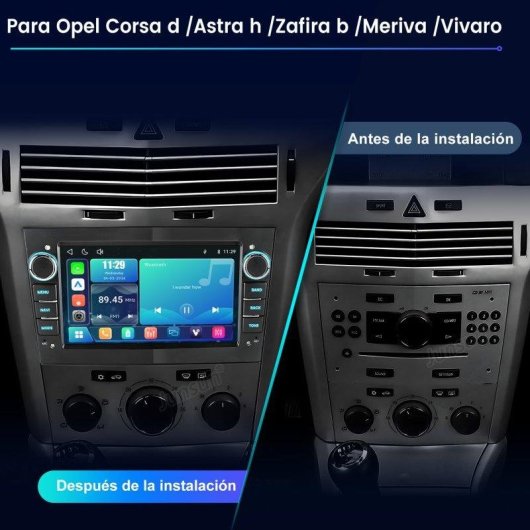 Autoradio 7'' JUNSUN CarPlay Android Auto Opel Zafira