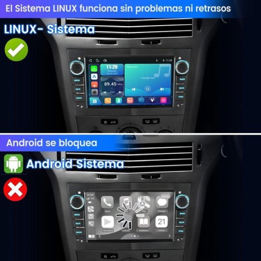 Autoradio 7'' JUNSUN CarPlay Android Auto Opel Zafira