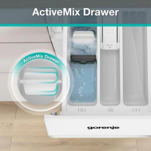 Lavadora Carga Frontal Gorenje G200 WG2P84A32/PL 8Kg 1400rpm Clase A Blanca