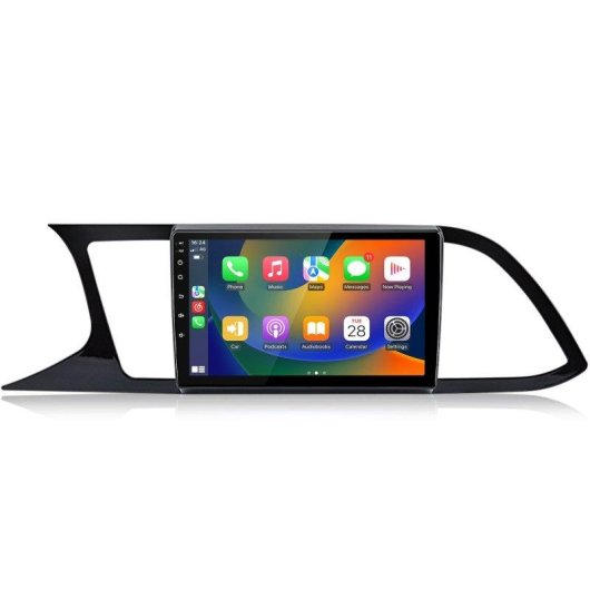 Pantalla coche JUNSUN Android 14 9" GPS CarPlay Android Auto 32 GB Seat León 3