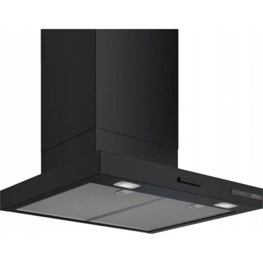Cappa aspirante Bosch DWB63BC60 a parete 60 cm nera con LED